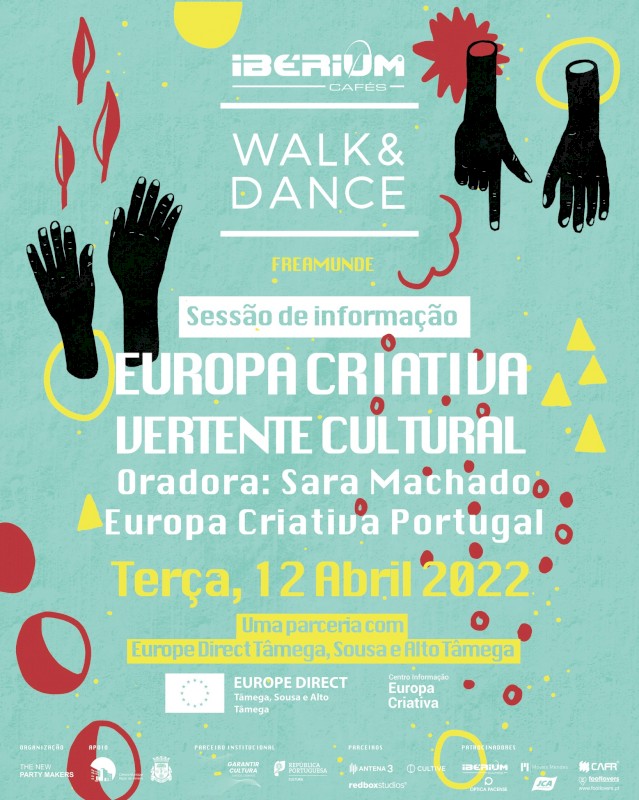 Europa Criativa no Festival Walk & Dance, 12 de Abril em Freamunde