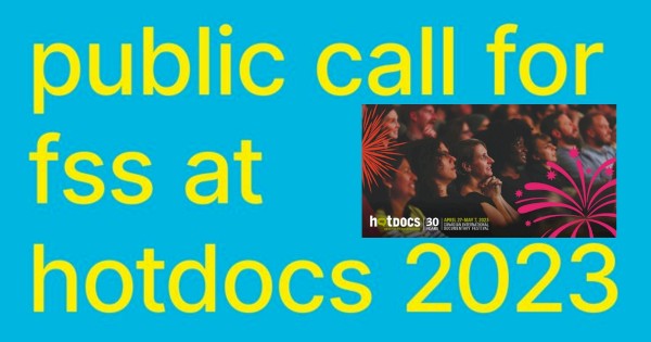 Call aberta para a participação no Hot Docs Canadian International Documentary Festival