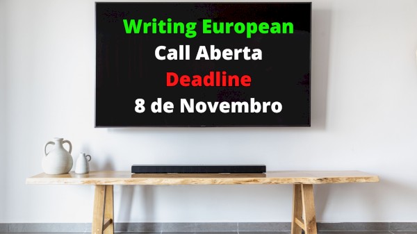Acção Preparatória Writing European: call aberta até 8 de Novembro